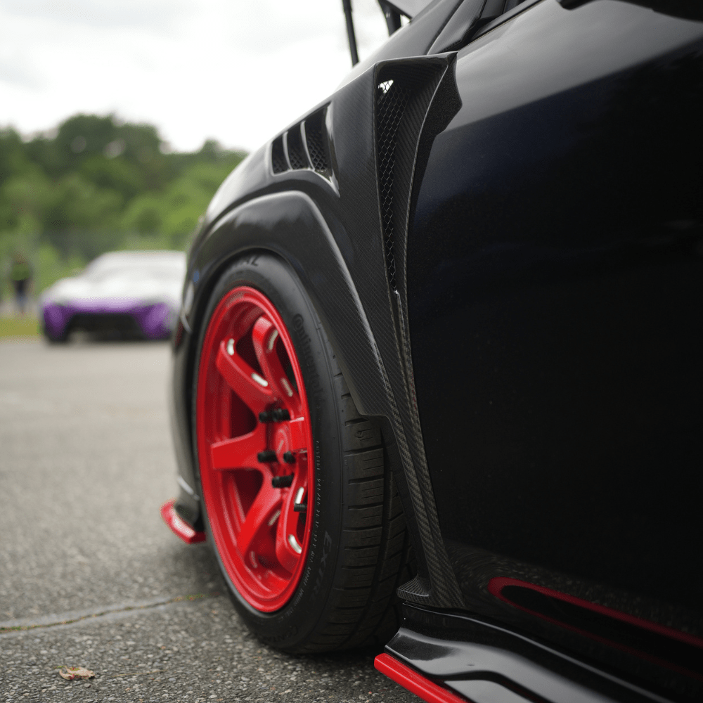 JDMuscle [22-26 WRX] Vented V2 Pre-preg Carbon Fiber Fenders - JDMuscleFendersJDM-WRX22-FED-V2CF