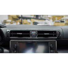 JDMuscle 22+ BRZ/GR86 Tanso Pre - preg Carbon Fiber Center AC Vent Cover w/ Gloss Finish - JDMuscleTrim KitsJDM-BRZ22-22083CF2x2 Twill - Normal