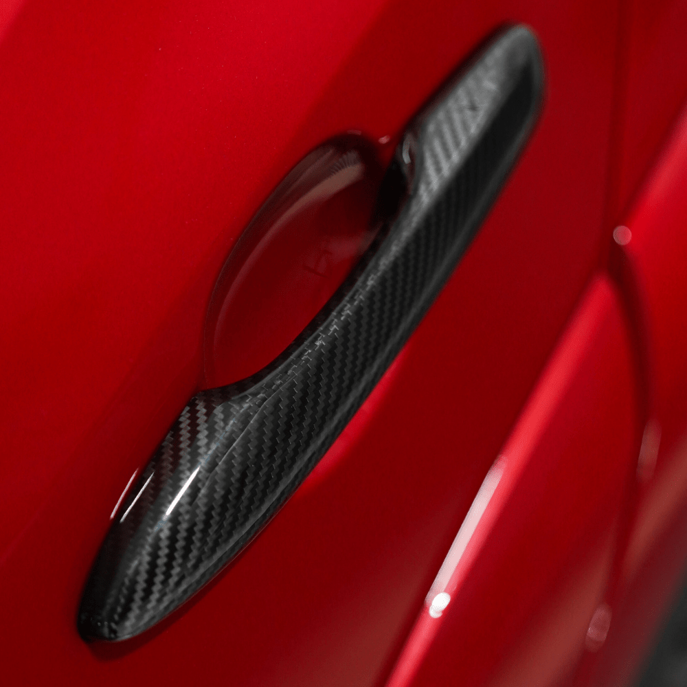 JDMuscle [23 - 24 GR Corolla, 19+ Hatch] Carbon Fiber Door Handle Covers (4PC) - JDMuscleDoor Handle CoversJDM-E210-24168CFRegular Carbon Fiber