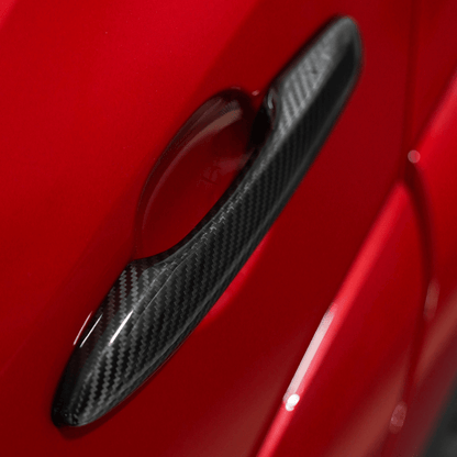JDMuscle [23 - 24 GR Corolla, 19+ Hatch] Carbon Fiber Door Handle Covers (4PC) - JDMuscleDoor Handle CoversJDM-E210-24168CFRegular Carbon Fiber