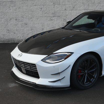 JDMuscle 23 - 24 Nissan Z Carbon Fiber Canards V1 - JDMuscleCanardsJDM-RZ34-CAN-V1DCF