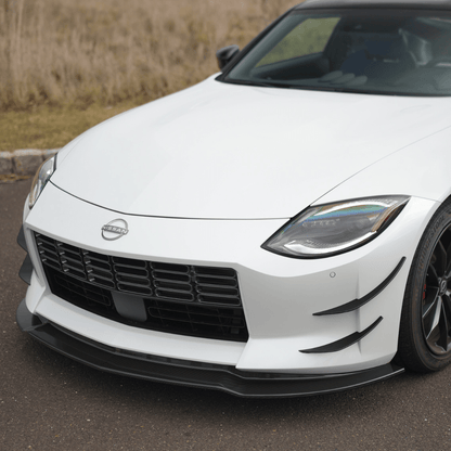 JDMuscle 23 - 24 Nissan Z Carbon Fiber Canards V1 - JDMuscleCanardsJDM-RZ34-CAN-V1DCF