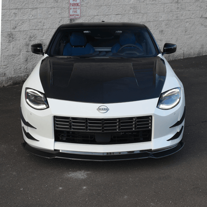 JDMuscle 23 - 24 Nissan Z Carbon Fiber Canards V1 - JDMuscleCanardsJDM-RZ34-CAN-V1DCF