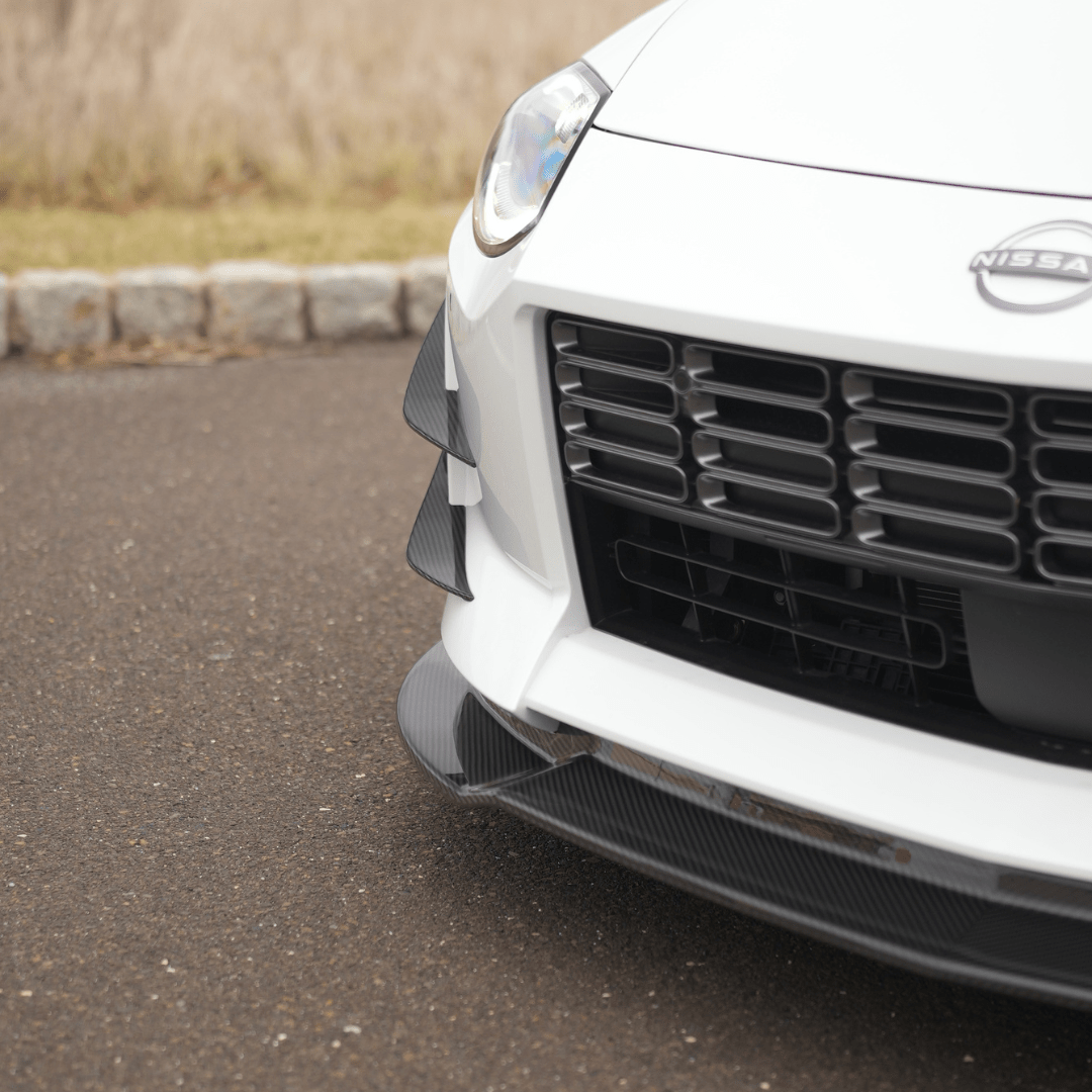 JDMuscle 23 - 24 Nissan Z Carbon Fiber Canards V1 - JDMuscleCanardsJDM-RZ34-CAN-V1DCF
