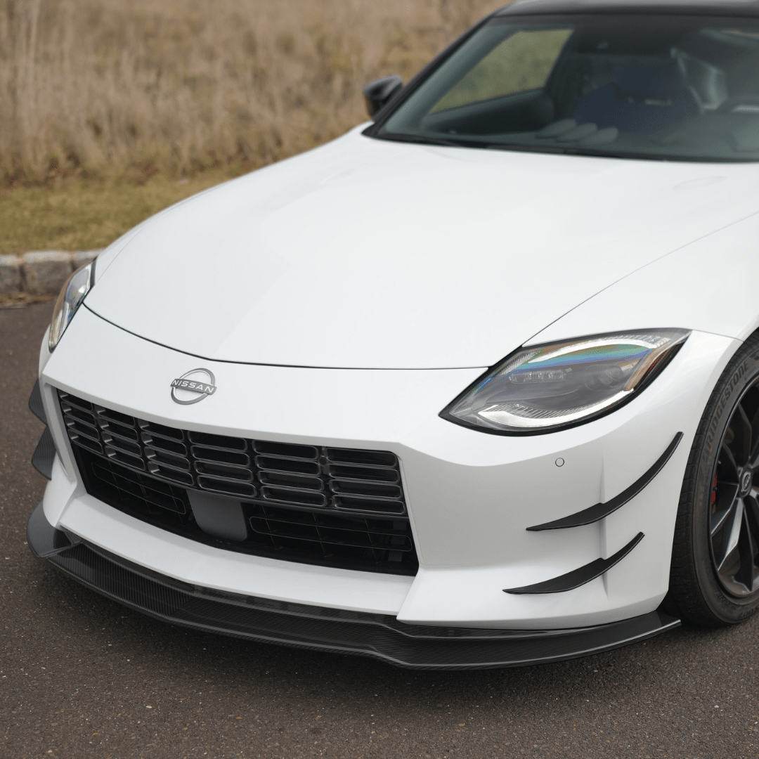 JDMuscle 23 - 24 Nissan Z Carbon Fiber Front Lip V1 - JDMuscleFront LipsJDM-RZ34-LIP-V1DCFPre - preg Carbon Fiber