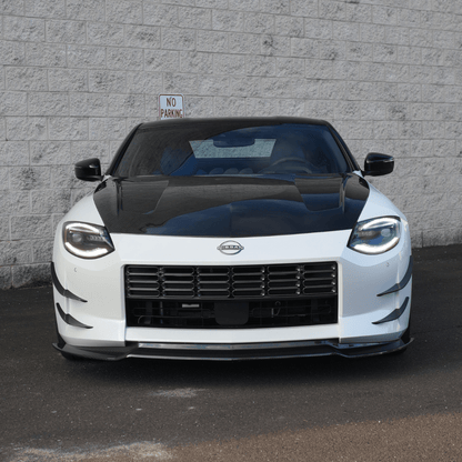 JDMuscle 23 - 24 Nissan Z Carbon Fiber Front Lip V1 - JDMuscleFront LipsJDM-RZ34-LIP-V1DCFPre - preg Carbon Fiber