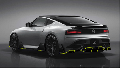 JDMuscle 23 - 24 Nissan Z Carbon Fiber Rear Diffuser V1 - JDMuscleDiffusers and Vortex GeneratorsJDM-RZ34-DIF-V1DCFDry Carbon Fiber