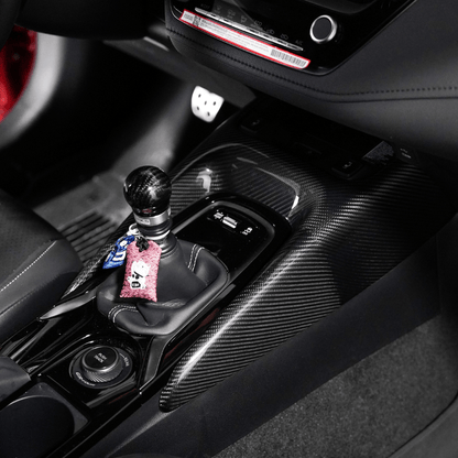 JDMuscle [23 - 25 GR Corolla, 19+ Hatch] Carbon Fiber Center Console Cover - JDMuscleTrim KitsJDM-E210-24156MFCMatte Forged Carbon Fiber