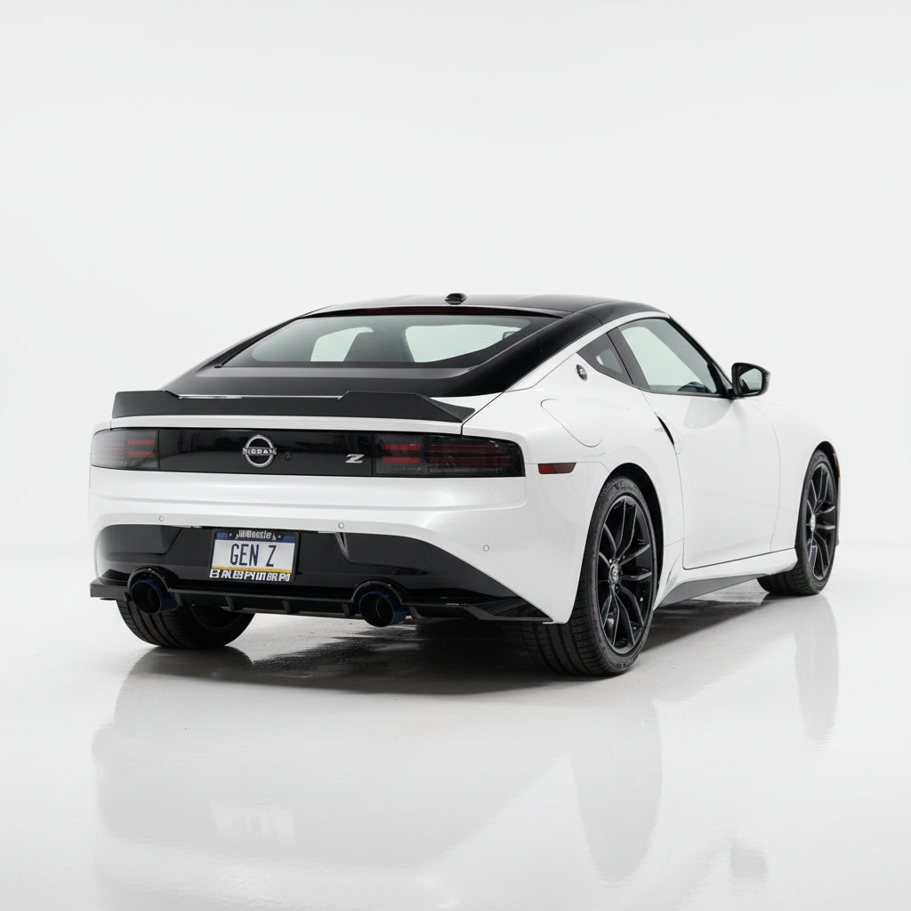 WHITEANGEL FULL CARBON 最終破格セール JDMuscle [23-25 Nissan Z] Carbon Fiber Duck Bill V1