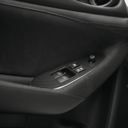JDMuscle [23 - 25 Nissan Z] Tanso Carbon Fiber Interior Dress Up Covers - JDMuscleTrim KitsJDM-RZ34-TPCTri Pod Gauge Caps