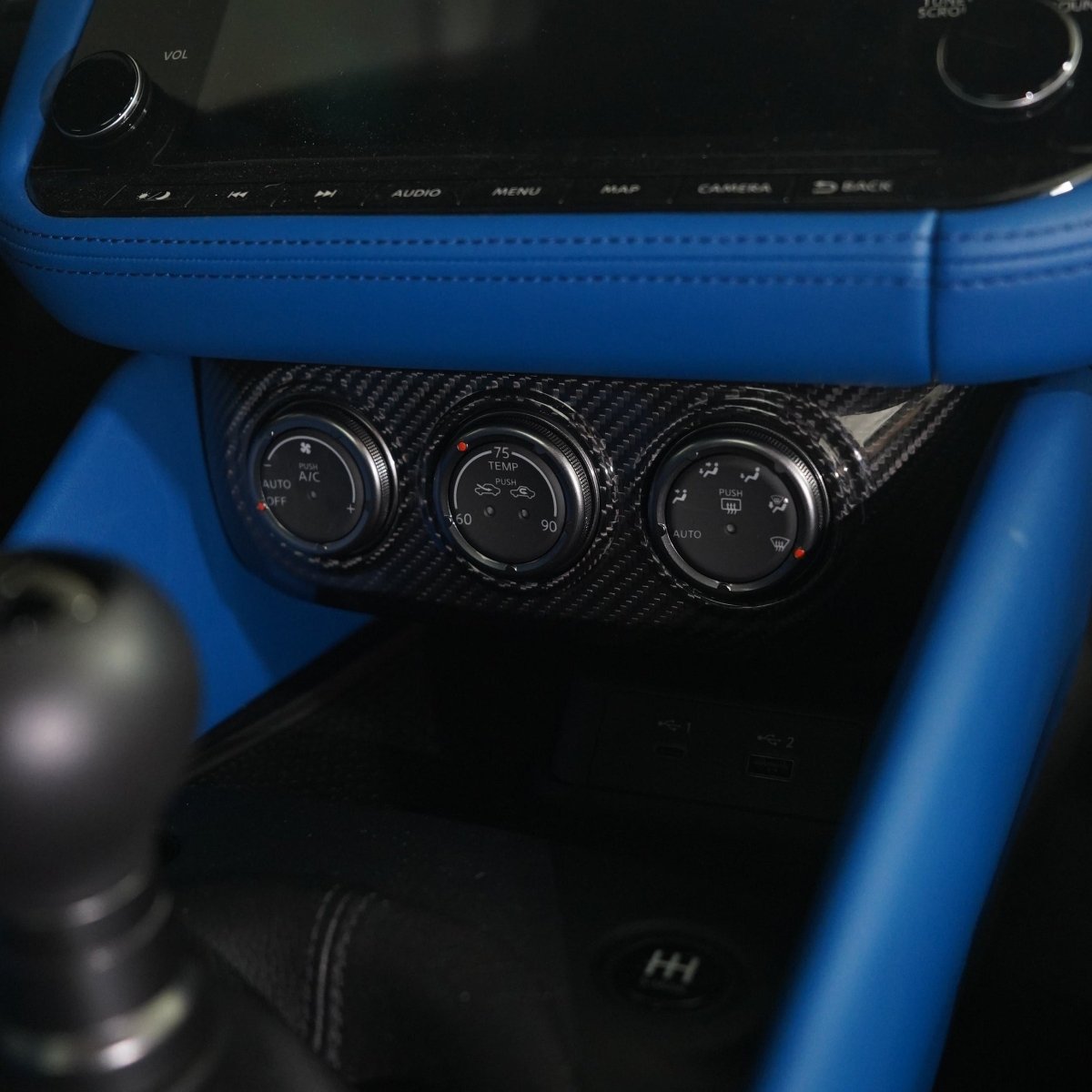 JDMuscle [23 - 25 Nissan Z] Tanso Carbon Fiber Interior Dress Up Covers - JDMuscleTrim KitsJDM-RZ34-TPCTri Pod Gauge Caps
