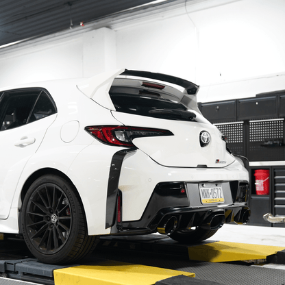 JDMuscle [23-26 GR Corolla] Carbon Fiber Rear Bumper Canards/Garnishes - JDMuscleExterior GarnishesJDM-E210-25107CF2x2 Normal