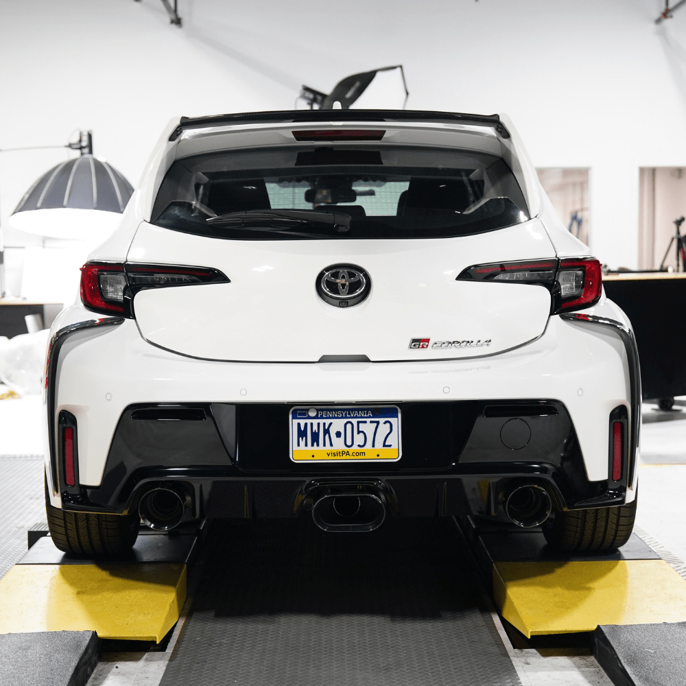 JDMuscle [23-26 GR Corolla] Carbon Fiber Rear Bumper Canards/Garnishes - JDMuscleExterior GarnishesJDM-E210-25107CF2x2 Normal