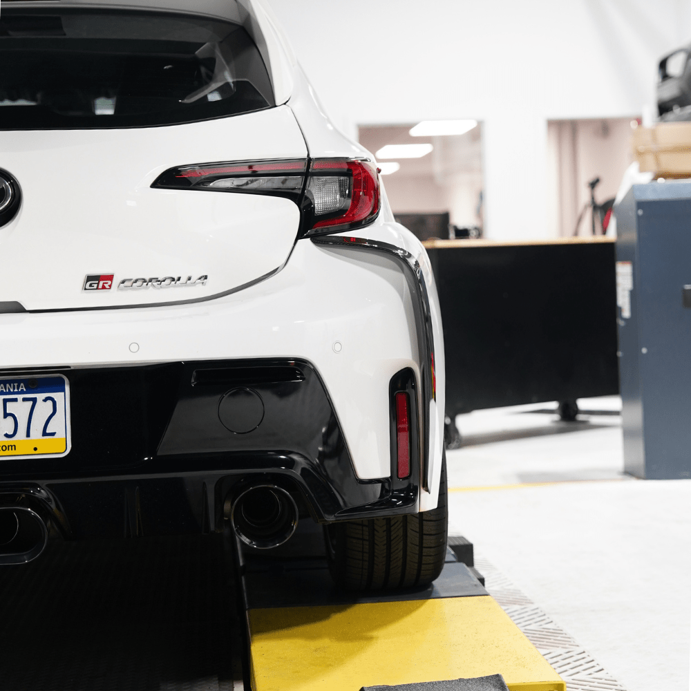 JDMuscle [23-26 GR Corolla] Carbon Fiber Rear Bumper Canards/Garnishes - JDMuscleExterior GarnishesJDM-E210-25107CF2x2 Normal