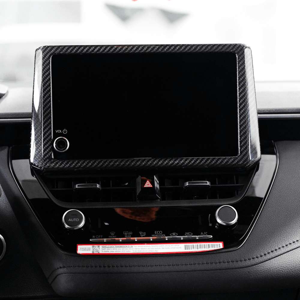 JDMuscle [23 - 26 GR Corolla] Carbon Fiber Screen Bezel Cover - JDMuscleTrim KitsJDM-E210-24154MFCMatte Forged Carbon Fiber