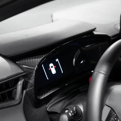 JDMuscle [23 - 26 GR Corolla] Carbon Fiber Speedometer Frame Cover - JDMuscleTrim KitsJDM-E210-24149MFCMatte Forged Carbon Fiber