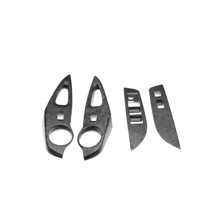 JDMuscle [23 - 26 GR Corolla] Carbon Fiber Window Switches (Front & Rear 4 PCS) - JDMuscleTrim KitsJDM-E210-24159-60MFCMatte Forged Carbon Fiber
