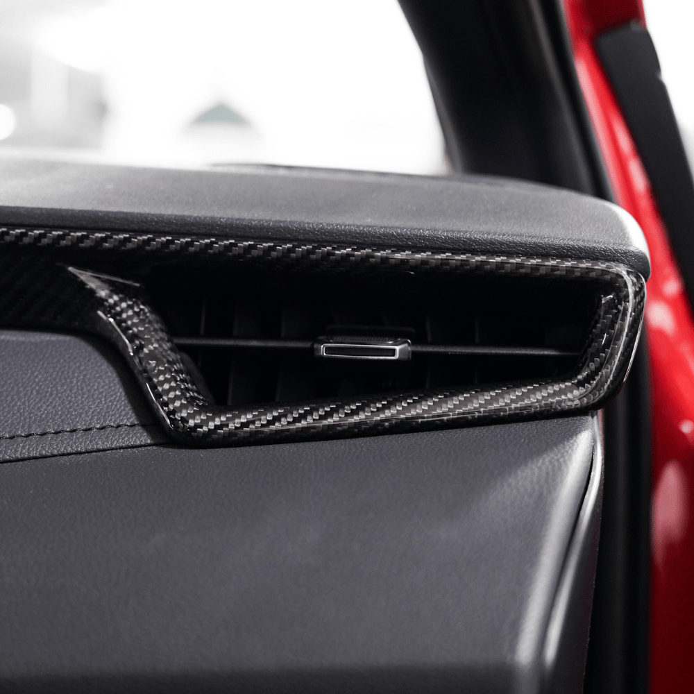 JDMuscle 23 - 26 Toyota GR Corolla Carbon Fiber AC Vent Covers (2PCS) - JDMuscleTrim KitsJDM-E210-24151-52CFRegular Carbon Fiber