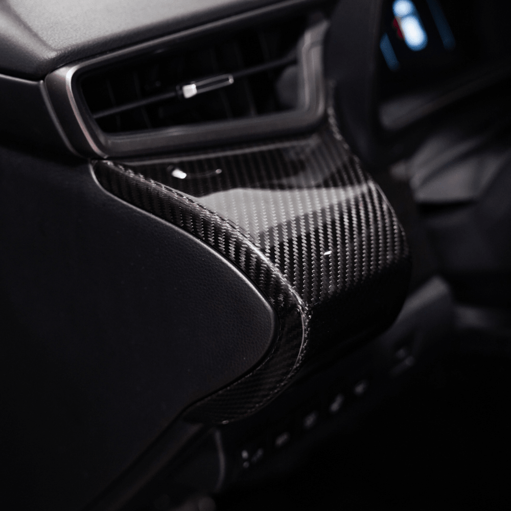 JDMuscle 23 - 26 Toyota GR Corolla Carbon Fiber Driver Dash Trim Cover - JDMuscleTrim KitsJDM-E210-24153CFRegular Carbon Fiber