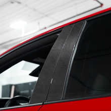 JDMuscle 23 - 26 Toyota GR Corolla Carbon Fiber Exterior B - Pillar Covers (4PC) - JDMuscleExterior GarnishesJDM-E210-24169MFCMatte Forged Carbon Fiber