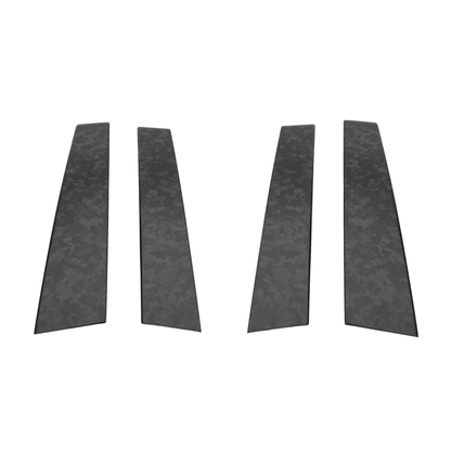 JDMuscle 23 - 26 Toyota GR Corolla Carbon Fiber Exterior B - Pillar Covers (4PC) - JDMuscleExterior GarnishesJDM-E210-24169MFCMatte Forged Carbon Fiber