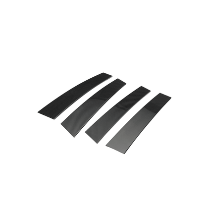 JDMuscle 23 - 26 Toyota GR Corolla Carbon Fiber Exterior B - Pillar Covers (4PC) - JDMuscleExterior GarnishesJDM-E210-24169CFRegular Carbon Fiber