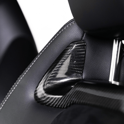 JDMuscle [23 - 26 Toyota GR Corolla] Carbon Fiber Front Seat Inserts (Front 2 PCS) - JDMuscleTrim KitsJDM-E210-24164X2MFCMatte Forged Carbon Fiber