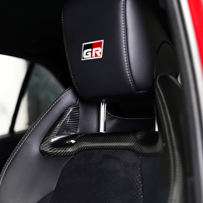 JDMuscle [23 - 26 Toyota GR Corolla] Carbon Fiber Front Seat Inserts (Front 2 PCS) - JDMuscleTrim KitsJDM-E210-24164X2MFCMatte Forged Carbon Fiber