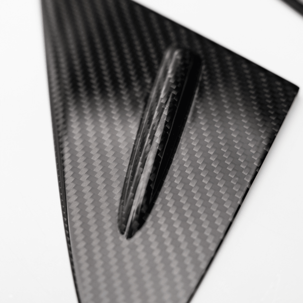 JDMuscle 23 - 26 Toyota GR Corolla Carbon Fiber J - Panel Wind Defelctor Covers (2PC) - JDMuscleExterior GarnishesJDM-E210-24167CFRegular Carbon Fiber