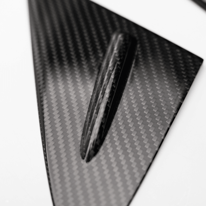 JDMuscle 23 - 26 Toyota GR Corolla Carbon Fiber J - Panel Wind Defelctor Covers (2PC) - JDMuscleExterior GarnishesJDM-E210-24167CFRegular Carbon Fiber