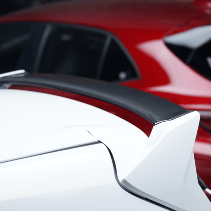 JDMuscle [23+ GR Corolla, 19+ Corolla Hatch] Spec D Spoiler - Paint Matched/Gloss Black/Carbon Fiber - JDMuscleSpoilers and WingsJDM-E210-SP-D202Black 202Single Tone