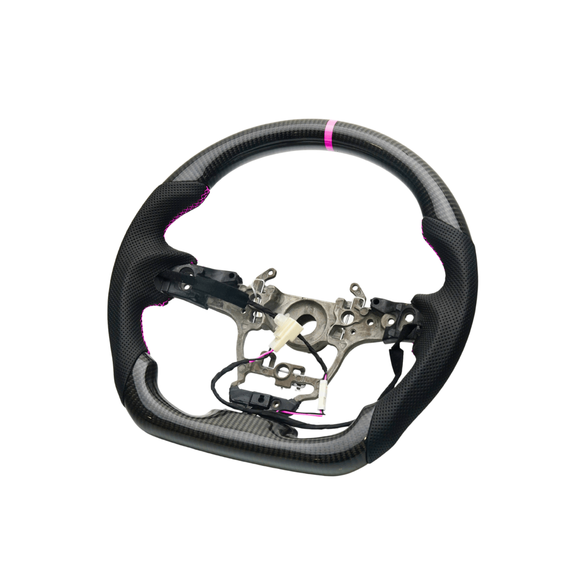 JDMuscle [23+ GR Corolla] Carbon - Lite Series Steering Wheel - Heated Available - JDMuscleSteering WheelsJDM-E210-CL-STRAKL9002 AlcantaraPinkNo
