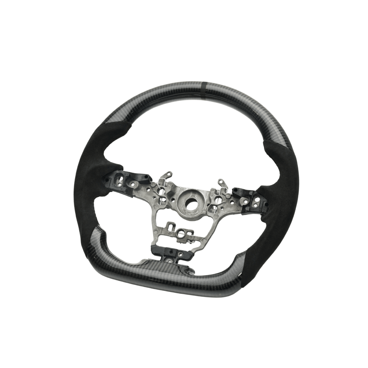 JDMuscle [23+ GR Corolla] Carbon - Lite Series Steering Wheel - Heated Available - JDMuscleSteering WheelsJDM-E210-CL-STRABK9002 AlcantaraBlackNo