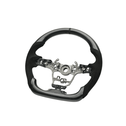 JDMuscle [23+ GR Corolla] Carbon - Lite Series Steering Wheel - Heated Available - JDMuscleSteering WheelsJDM-E210-CL-STRABK9002 AlcantaraBlackNo