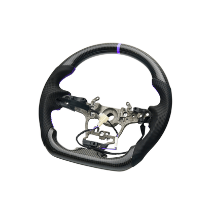 JDMuscle [23+ GR Corolla] Carbon - Lite Series Steering Wheel - Heated Available - JDMuscleSteering WheelsJDM-E210-CL-STRLPU-HPremium Black Perforated LeatherPurpleYes