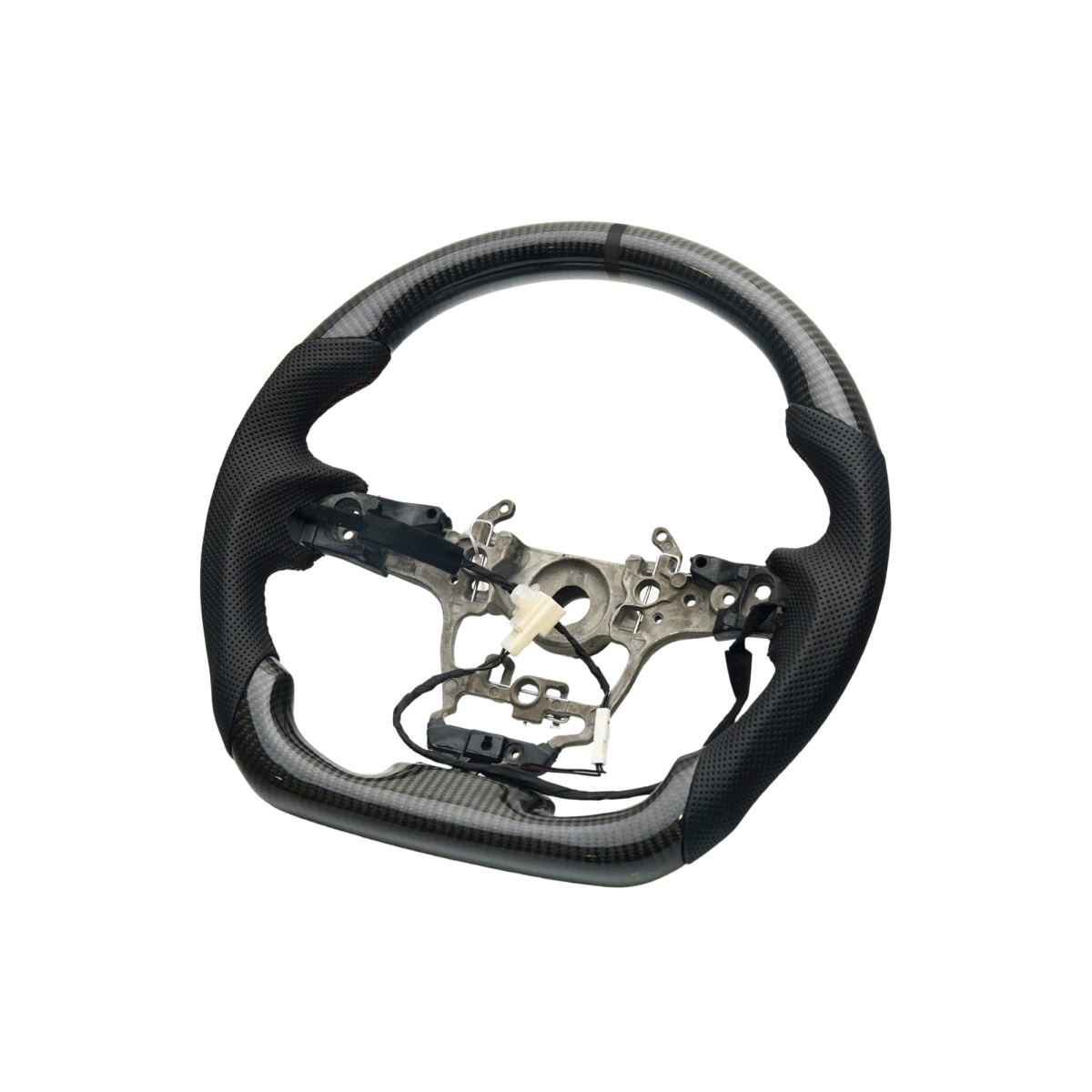 JDMuscle [23+ GR Corolla] Carbon - Lite Series Steering Wheel - Heated Available - JDMuscleSteering WheelsJDM-E210-CL-STRLBK-HPremium Black Perforated LeatherBlackYes