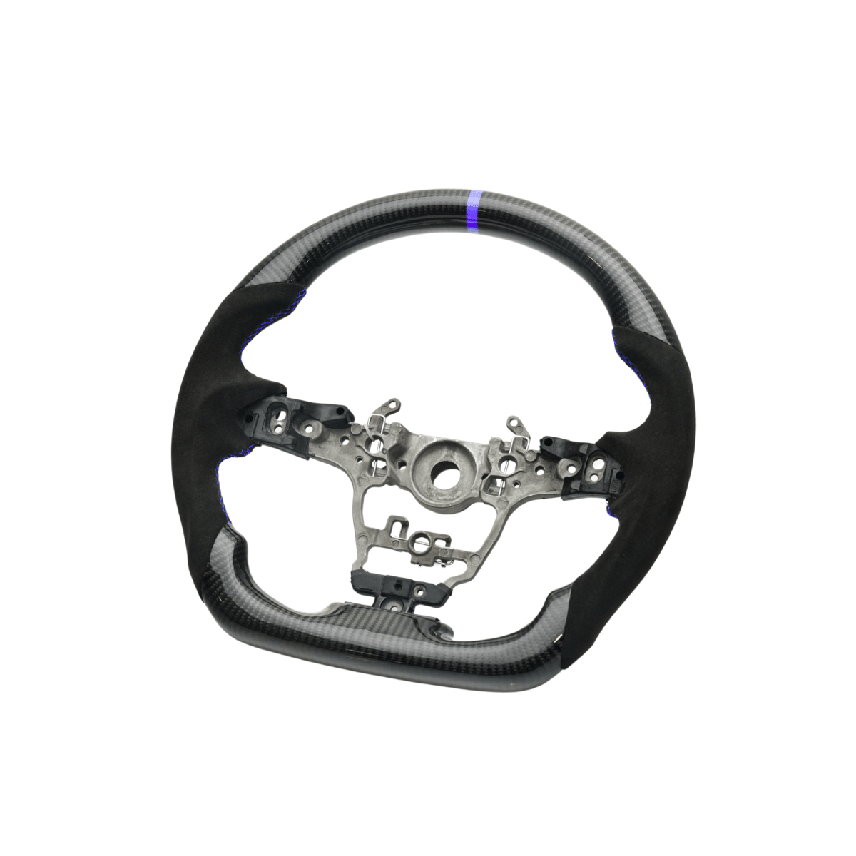 JDMuscle [23+ GR Corolla] Carbon - Lite Series Steering Wheel - Heated Available - JDMuscleSteering WheelsJDM-E210-CL-STRAPU9002 AlcantaraPurpleNo