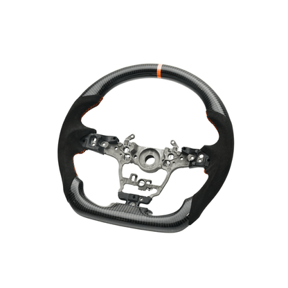 JDMuscle [23+ GR Corolla] Carbon - Lite Series Steering Wheel - Heated Available - JDMuscleSteering WheelsJDM-E210-CL-STRAO9002 AlcantaraOrangeNo
