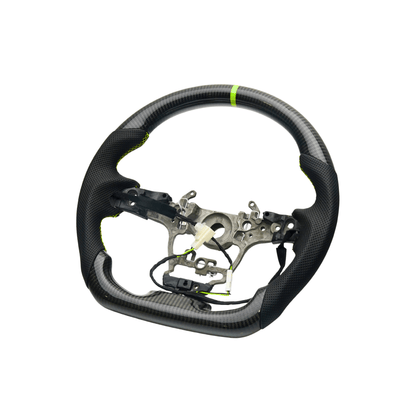 JDMuscle [23+ GR Corolla] Carbon - Lite Series Steering Wheel - Heated Available - JDMuscleSteering WheelsJDM-E210-CL-STRLHPremium Black Perforated LeatherNeon YellowYes