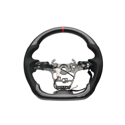 JDMuscle [23+ GR Corolla] Carbon - Lite Series Steering Wheel - Heated Available - JDMuscleSteering WheelsJDM-E210-CL-STRLR-HPremium Black Perforated LeatherRedYes