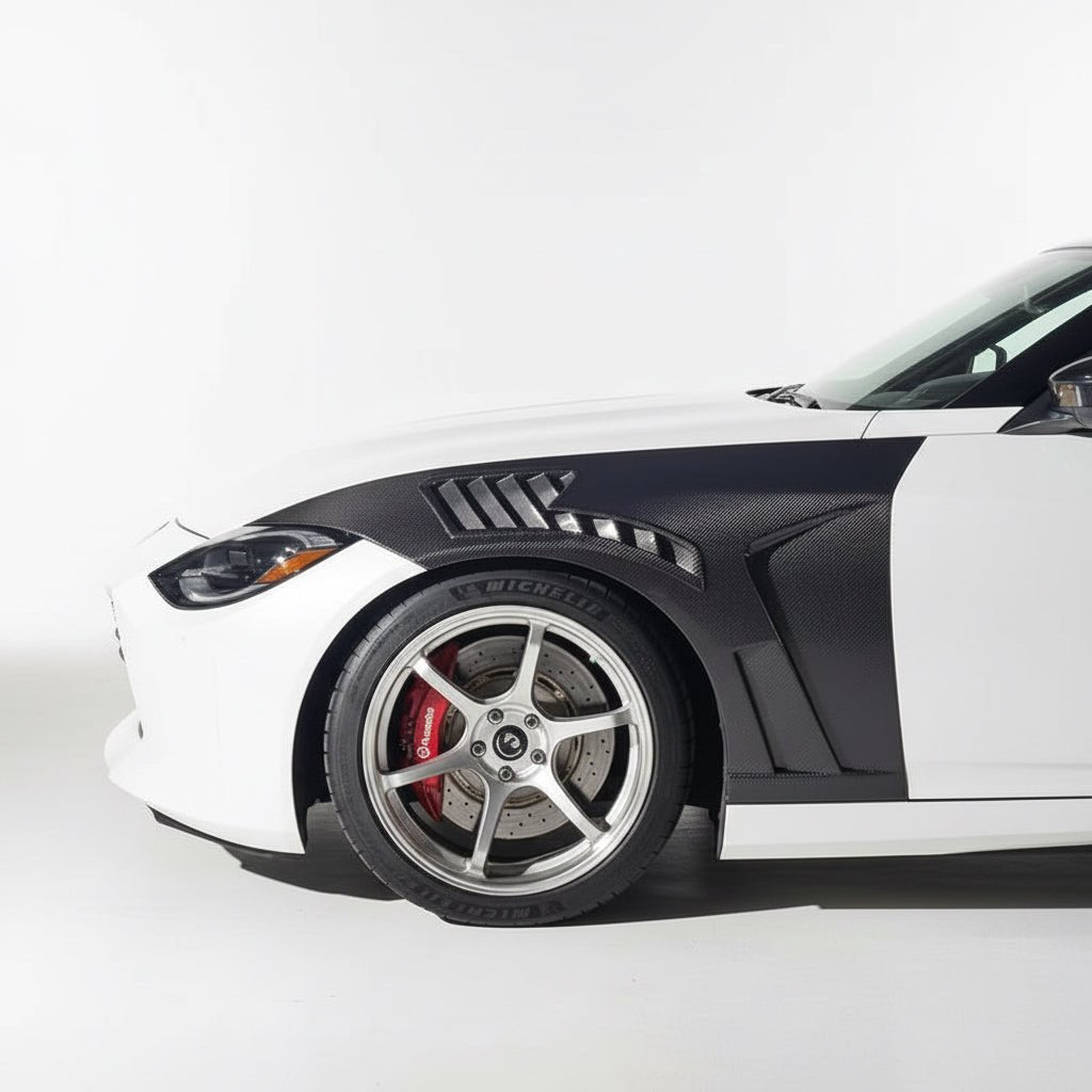 JDMuscle [23+ Nissan Z] Vented V1 Carbon Fiber Fenders - JDMuscleFendersJDM-RZ34-EPA2CF