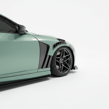 JDMuscle [23+ Nissan Z] Vented V1 Carbon Fiber Fenders - JDMuscleFendersJDM-RZ34-EPA2CF