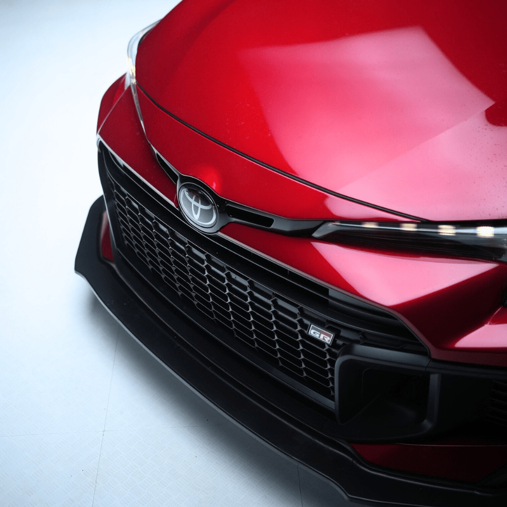 JDMuscle [25 - 26 GR Corolla] Spec Kogeki Front Lip | Matte/Gloss Black and Carbon Fiber - JDMuscleFront LipsJDM-E210-LIP-KMBMatte Black