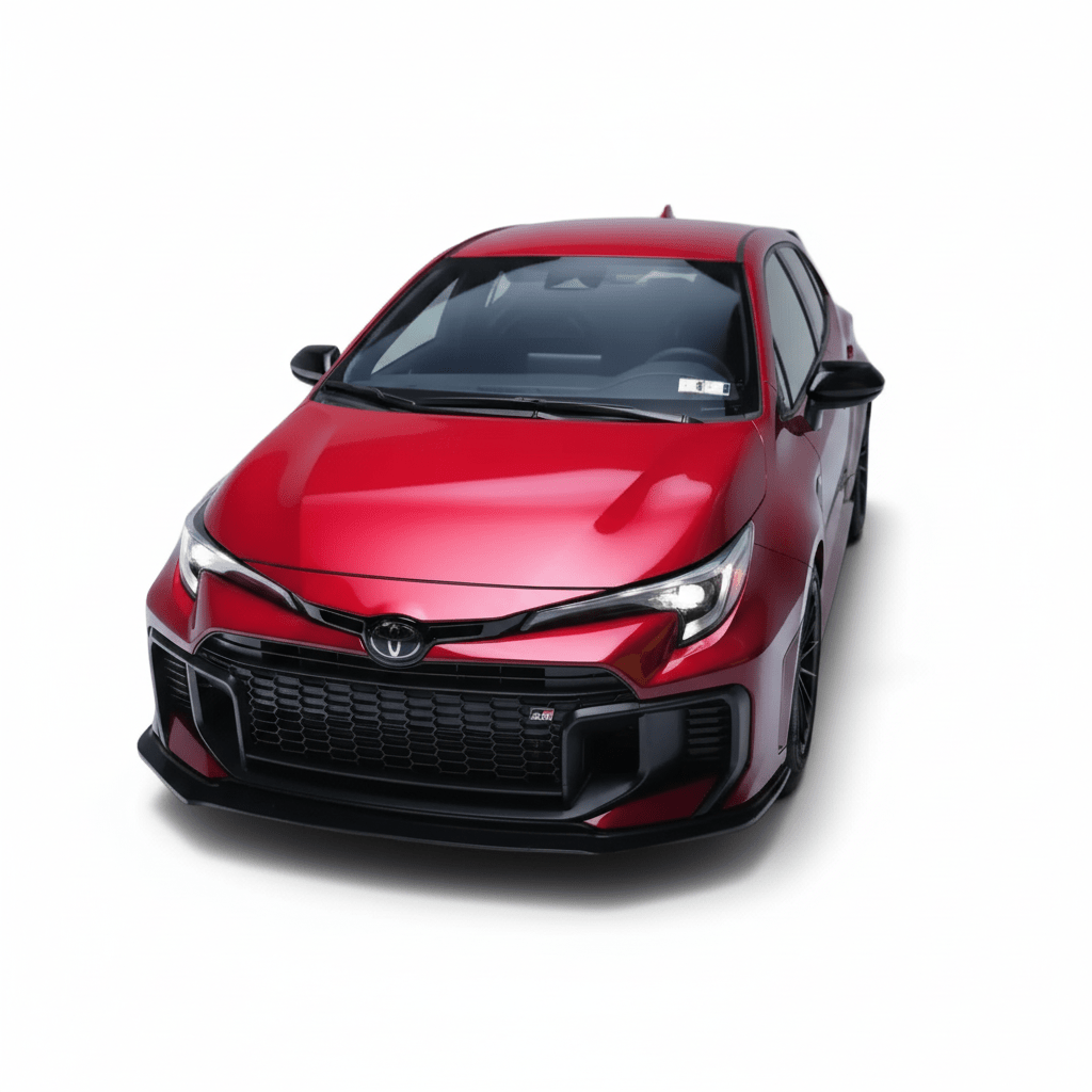 JDMuscle [25 - 26 GR Corolla] Spec Kogeki Front Lip | Matte/Gloss Black and Carbon Fiber - JDMuscleFront LipsJDM-E210-LIP-KMBMatte Black