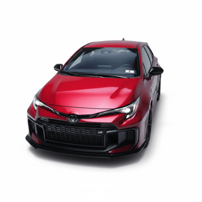 JDMuscle [25 - 26 GR Corolla] Spec Kogeki Front Lip | Matte/Gloss Black and Carbon Fiber - JDMuscleFront LipsJDM-E210-LIP-KMBMatte Black
