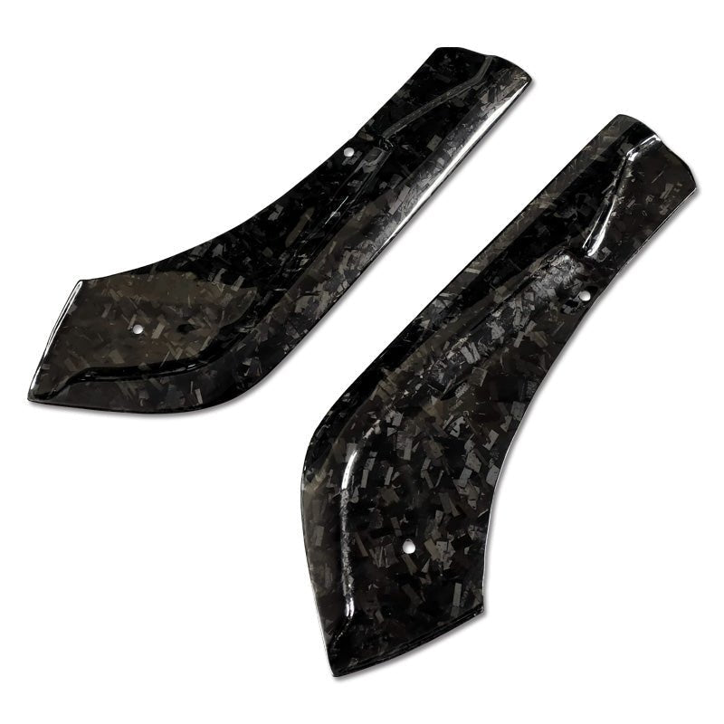 JDMuscle Tanso Carbon Fiber AT Style Rear Spats for 2020+ Toyota Supra - Return - JDMuscleRear LipsJDM-A90-RL-AT-R4S  0430262x2 Twill Carbon Fiber
