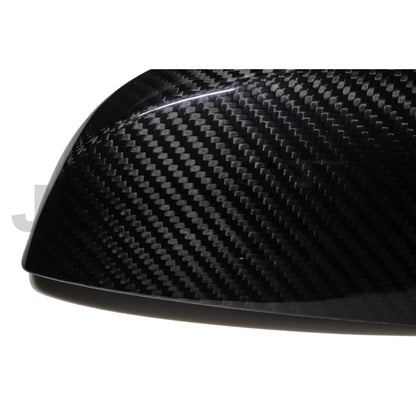 JDMuscle 15-21 Subaru WRX/STI Tanso Carbon Fiber Side Mirror Covers w/o Turn Signal - Return