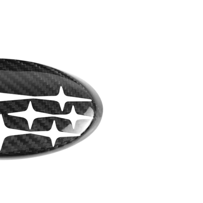 JDMuscle Tanso Carbon Fiber Subaru Emblem Covers Front & Back, Red/White/Blue [22 - 25 WRX, 15 - 21 WRX/STI, 18 - 23 Crosstrek, 17 - 23 Impreza] - JDMuscleOrnaments and EmblemsJDM-WRX22-SEDCFWHWhite