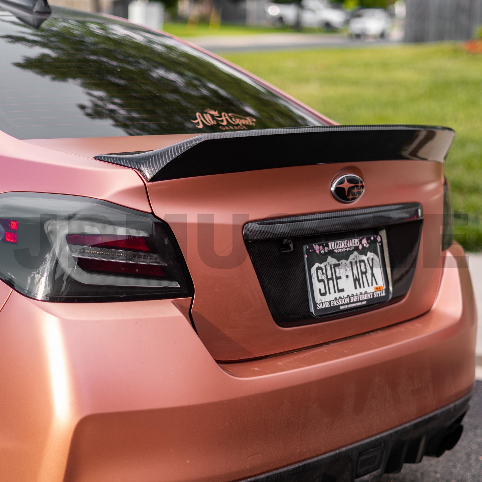 JDMuscle [15-21 WRX/STI] V4 Duck Bill-Paint Matched/Gloss Black