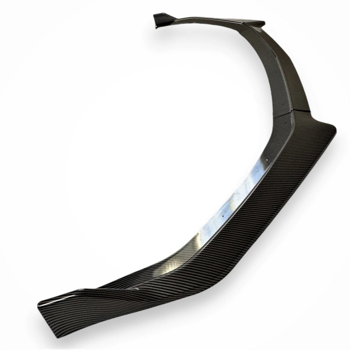 JSD 24+ Ford Mustang 3 - Piece Chin Spoiler for GT/ EcoBoost （Without PERFORMANCE PACK） - JDMuscleFront LipsCS-MU24-MBMatte Black